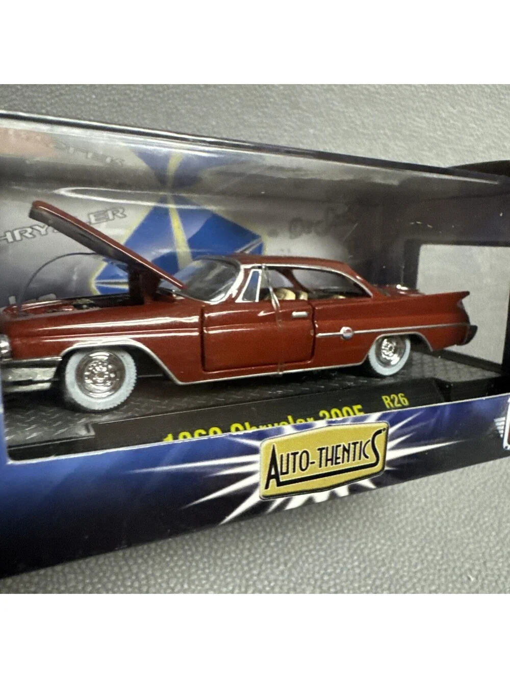 M2 Machines Auto-thentics 1960 Chrysler 300F Red Car 1/64 Limited To 5000 R26